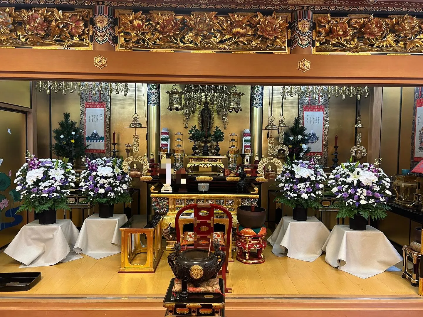 本日の骨葬です。